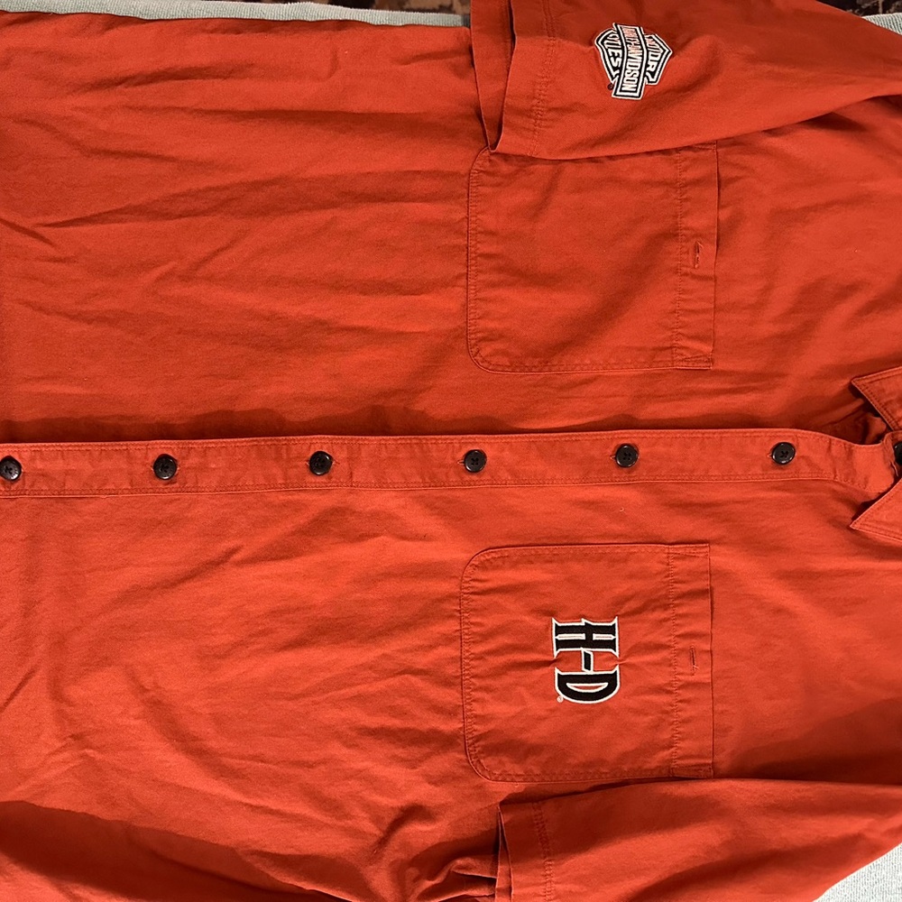 Harley-Davidson Rust Button-Up Shirt